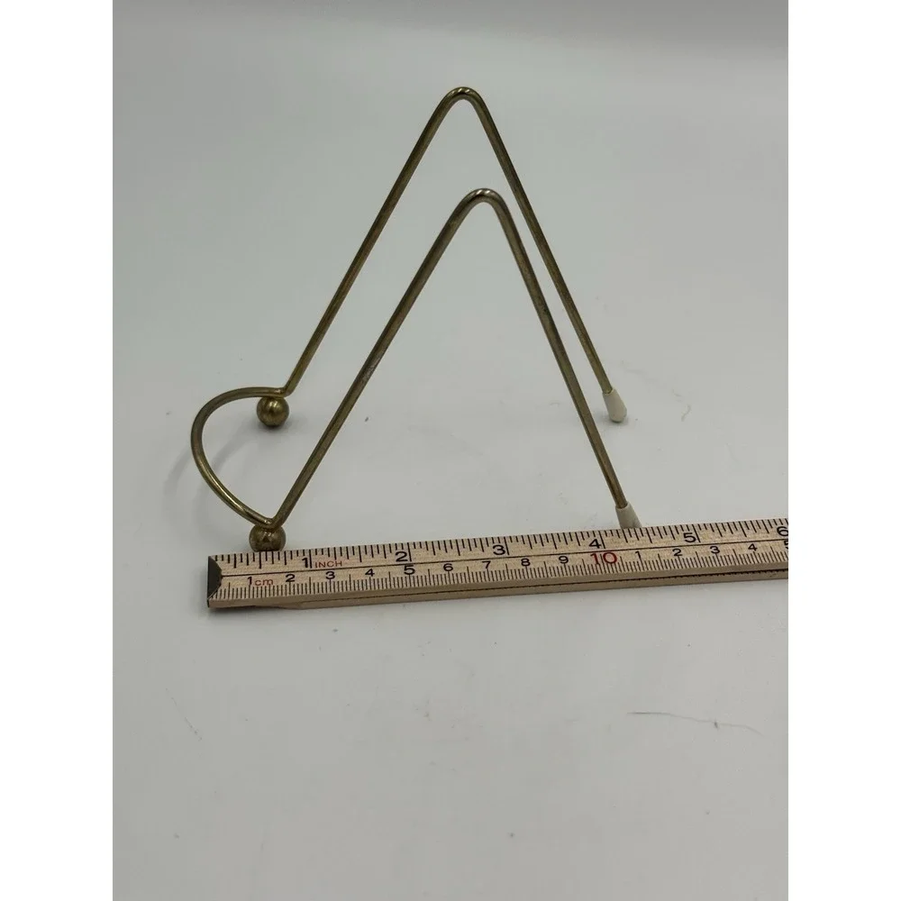 Small Brass Wire Easel For Plate Or Picture